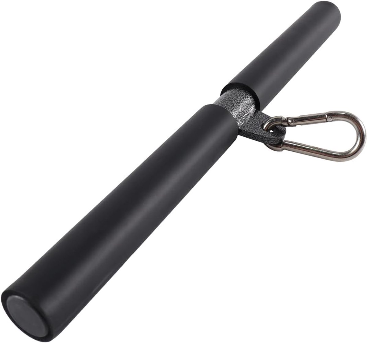 SnelShoppen - Swivel Straight Bar Gym Kabel Fastener Carbon Staal Lat Pulldown Handgreep met Karabiner voor Biceps Triceps Thuis Fitness Apparatuur (3