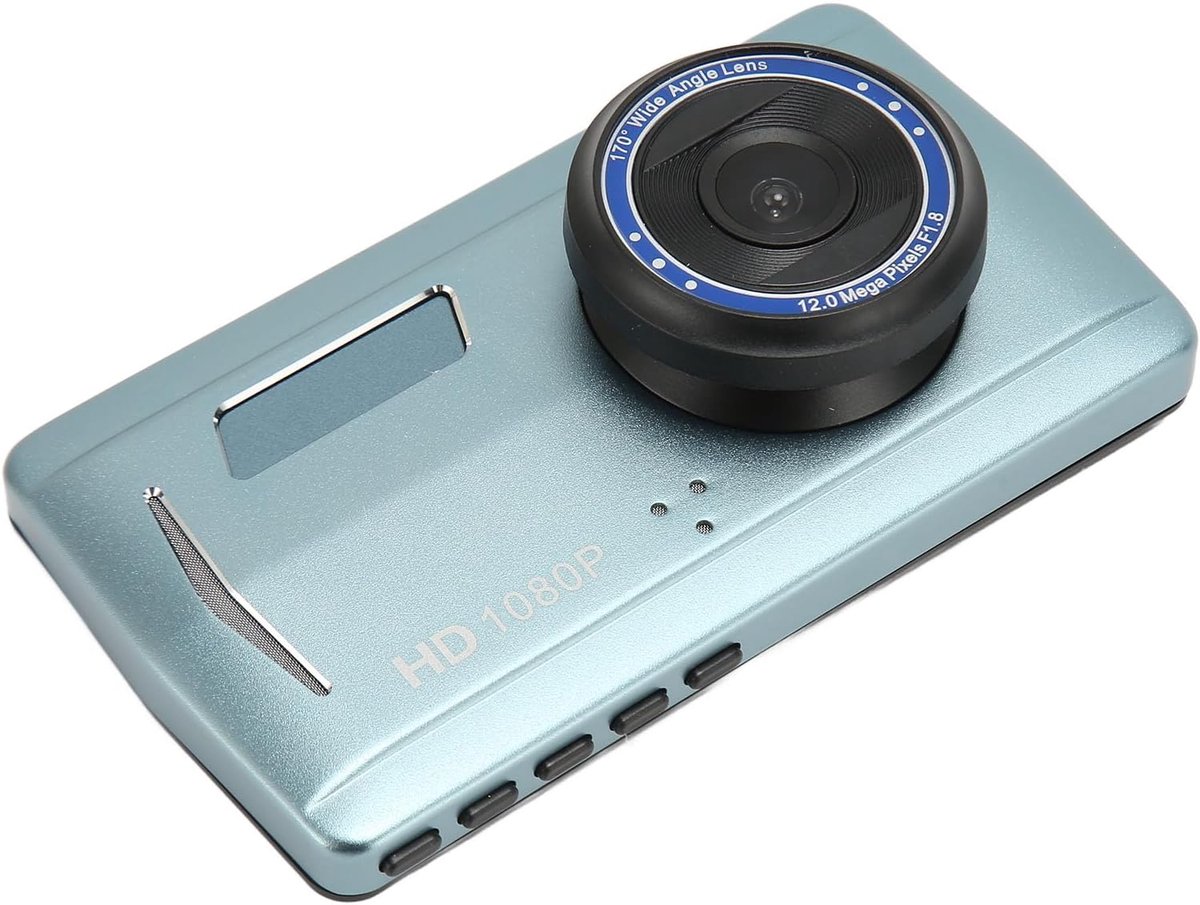 SnelShoppen - Auto Dash Cam met Nachtzicht en Videorecorder 4.5 Inch 170 Graden Hoek voor Auto's - Duurzaam en Eenvoudig te Installeren