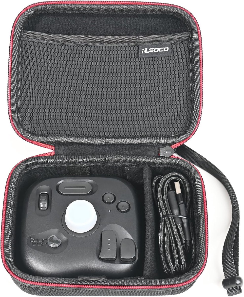 SnelShoppen - Case Cover voor TourBox NEO/Lite/Lite Plus - Beschermhoes voor Foto en Video Bewerking - Hoogwaardige EVA en Fiber Materialen - Compact