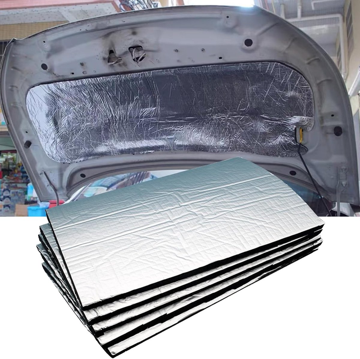 Geluiddempende mat - Isolatie warmte pads - Effectieve geluidsabsorptie - Verbeter uw rijervaring - ShopVlot