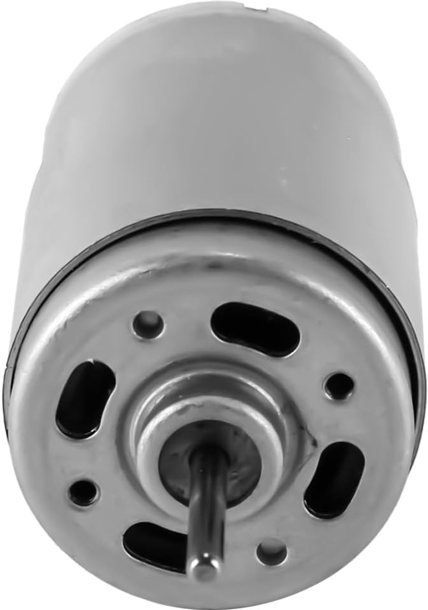 SnelShoppen - 550 6V 20000RPM DC-tandwielmotor met dubbele tandwielen voor hogesnelheidstoepassingen - Kleine miniatuurmotor voor elektrische voertuig