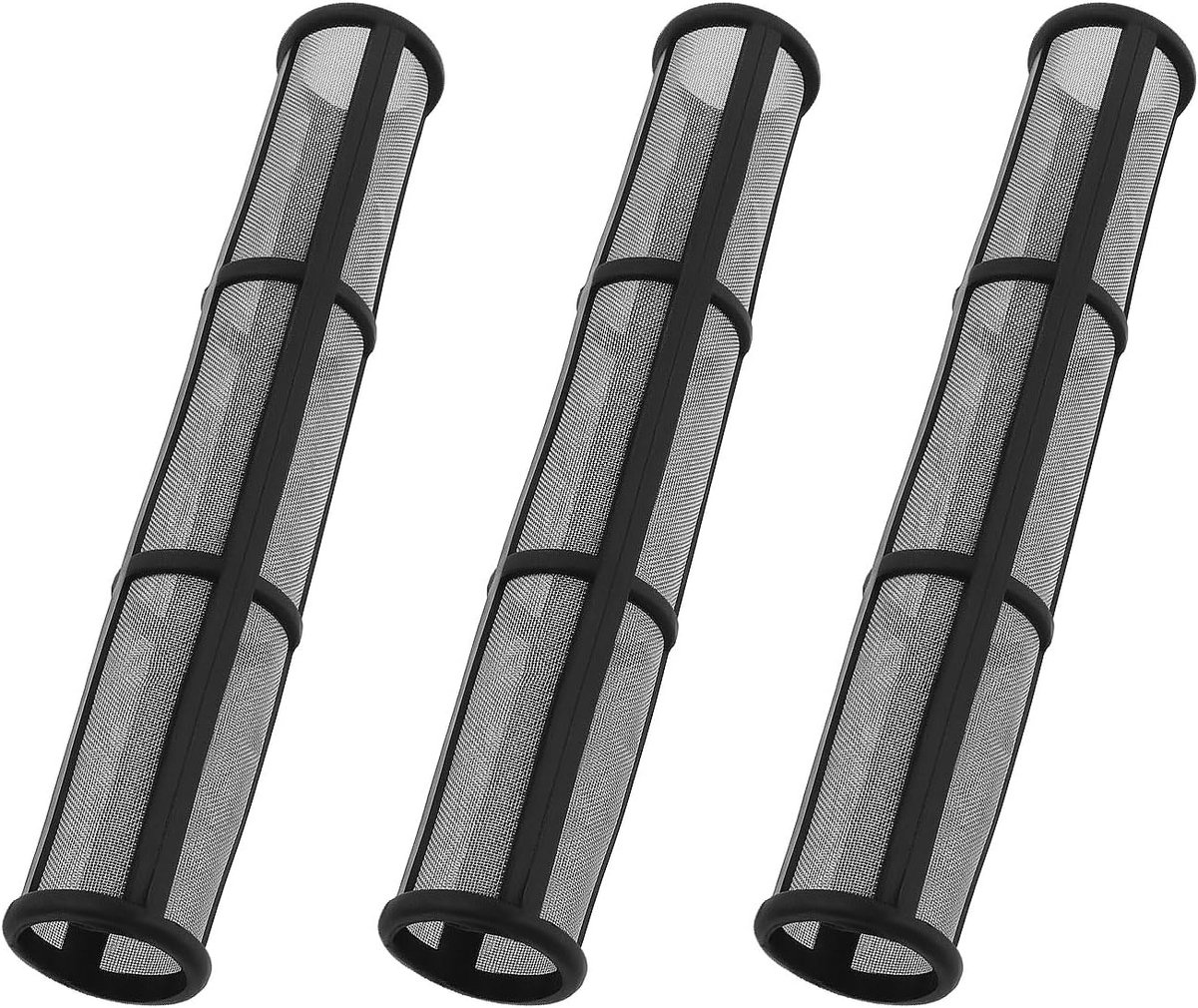 SnelShoppen - 3 Stuks Zwarte 60 Mesh Spuitfilter Compatibel met G-raco Gmax II Verfspuit Antiklever Verfspuitfilter 244-067 244067