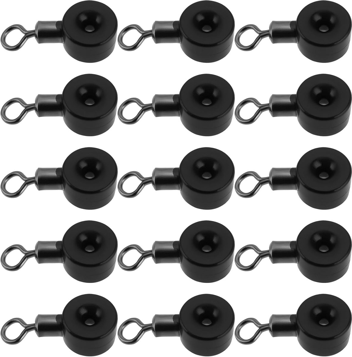 SnelShoppen - 50PCS Pulley Swivel 22x10mm Vissershaak Separator, Plastic Diaphragm 1.5mm voor Zeevissen, Antiknoop Rig, Duurzaam en Betrouwbaar
