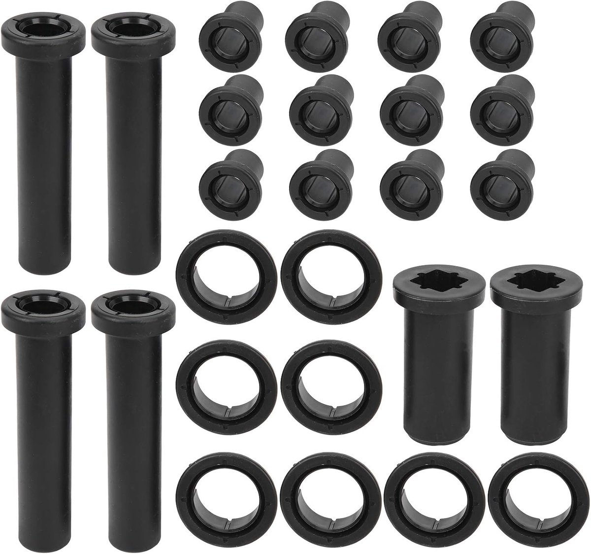 SnelShoppen - Achter bushings voor Polaris Sportsman 500 HO 4X4 2003-2005, vervangingskit met lagers en bushings achtervering, eenvoudig te installere