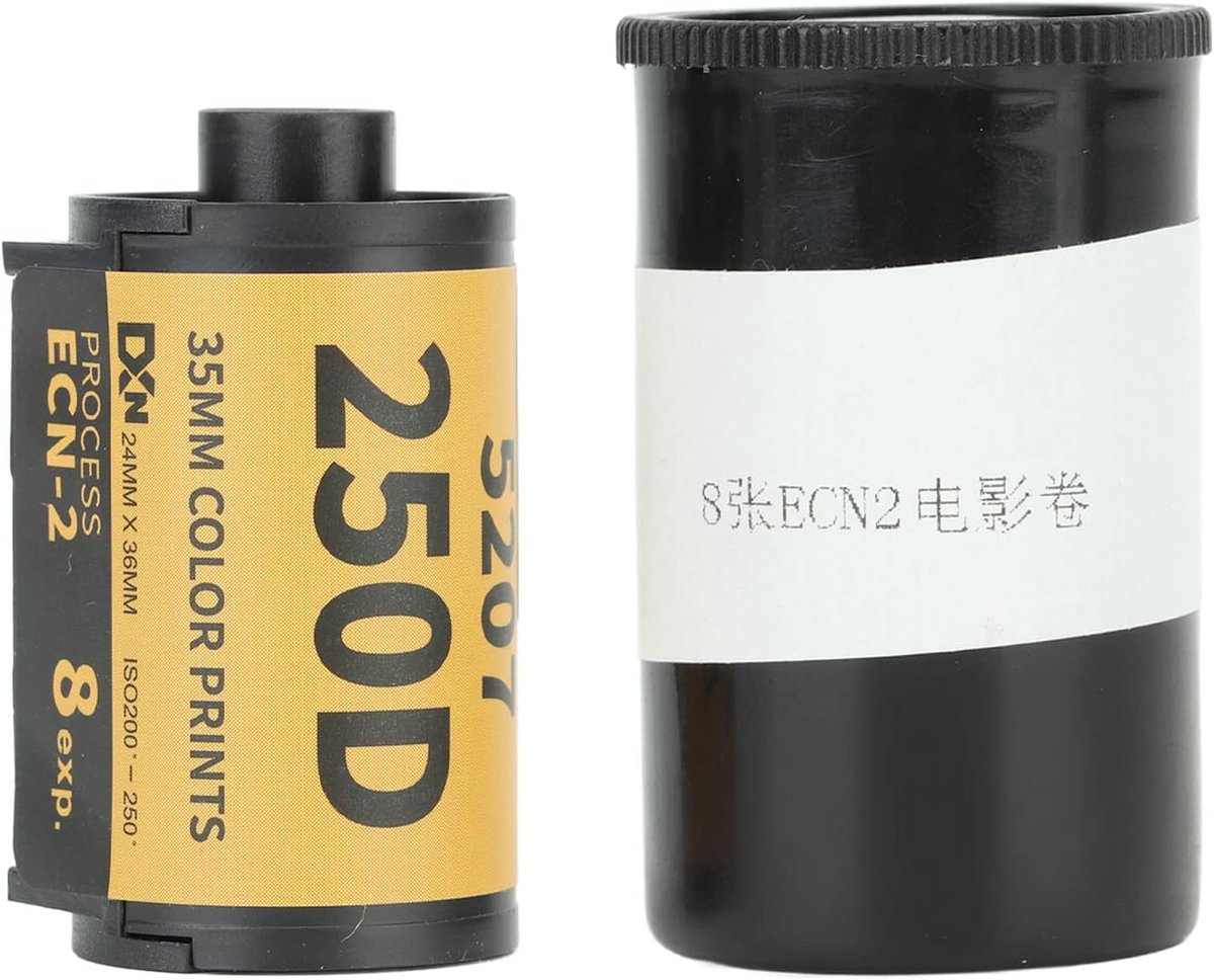 SnelShoppen - 135 Camera Kleurfilm 35mm Rol Film ECN 2 ISO 200-250° Hoge Definitie Kleur Negatief Film voor Beginners, Breed Belichtingsbereik, Hoog C