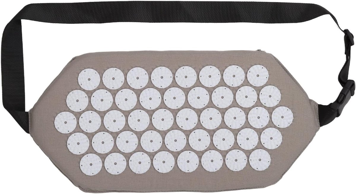 SnelShoppen - Acupressure Belt en Acupressure Mat voor Ontspanning en Stressverlichting - Katoenen Stoffen en ABS Bloemvormige Acupressure Massage Mat