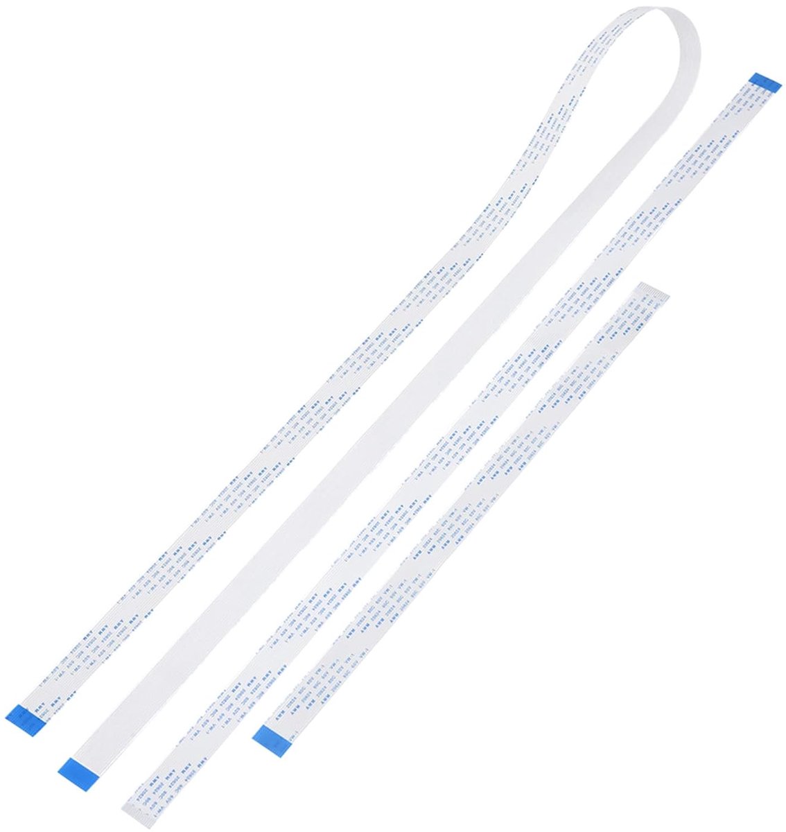Flexibele Flat Kabel 15 Pin - 3 Stuks 30cm, 50cm, 100cm - FFC Ribbon - Makkelijk aansluiten op Raspberry Pi camera - ShopVlot