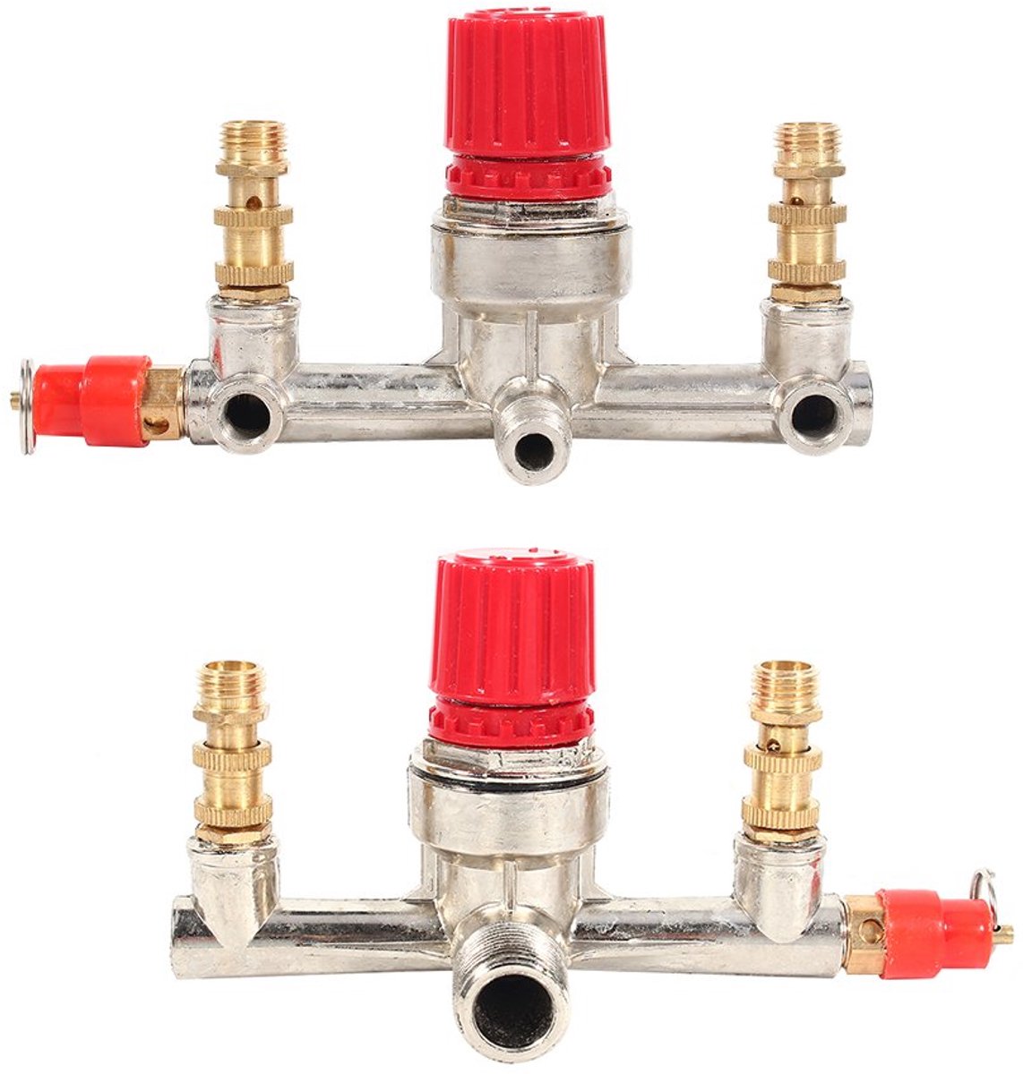 SnelShoppen - Clarke Compressor Luchtcompressor met Dubbele Uitlaatbuis, Aluminium Drukregelklep, Piston Seal, Voor Diverse Toepassingen