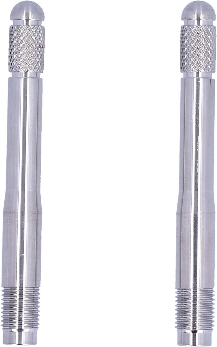 SnelShoppen - 2 Stuks Wiel Bout Uitlijnpinnen Wielgids M14 X 1.5 Draad RVS Tool voor Auto