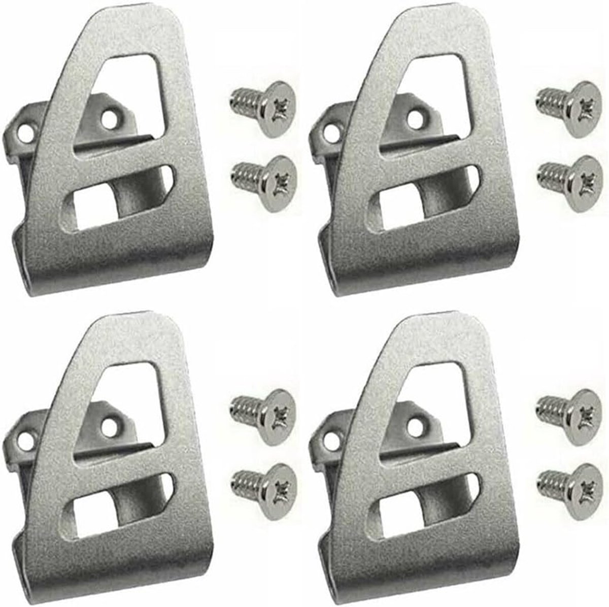 SnelShoppen - 4Stuks Gereedschapriem Haak met Schroef voor Accuboormachines, Duurzaam en Stevig, Geschikt voor 18V Compact Borensets, Handgereedschap