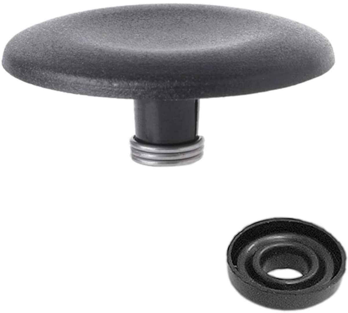 SnelShoppen - Navigatieknop Joystick Controlecentrum Knopdeksel MMI Knop Reparatie Compatibel met Audi A6L Q7 A8 8K0998068A met Rubber Sealing Ring Tr