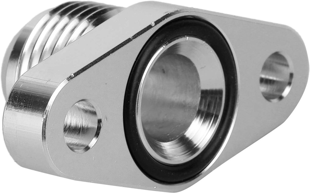 SnelShoppen - Turbo Oil Drain Return Flange AN10 Aluminium Adapter Voor T3 T4 T35 T04B T04E GT30 GT32 GT35 T60 T61 T66 T70 Turbochargers