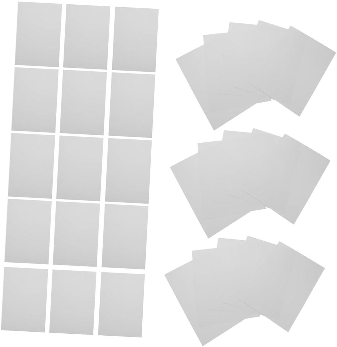 Puzzel Bewaarvellen - Puzzellijm stickers - Puzzels bewaren - Sterke kleefkracht - 29.70X21CM - Wit