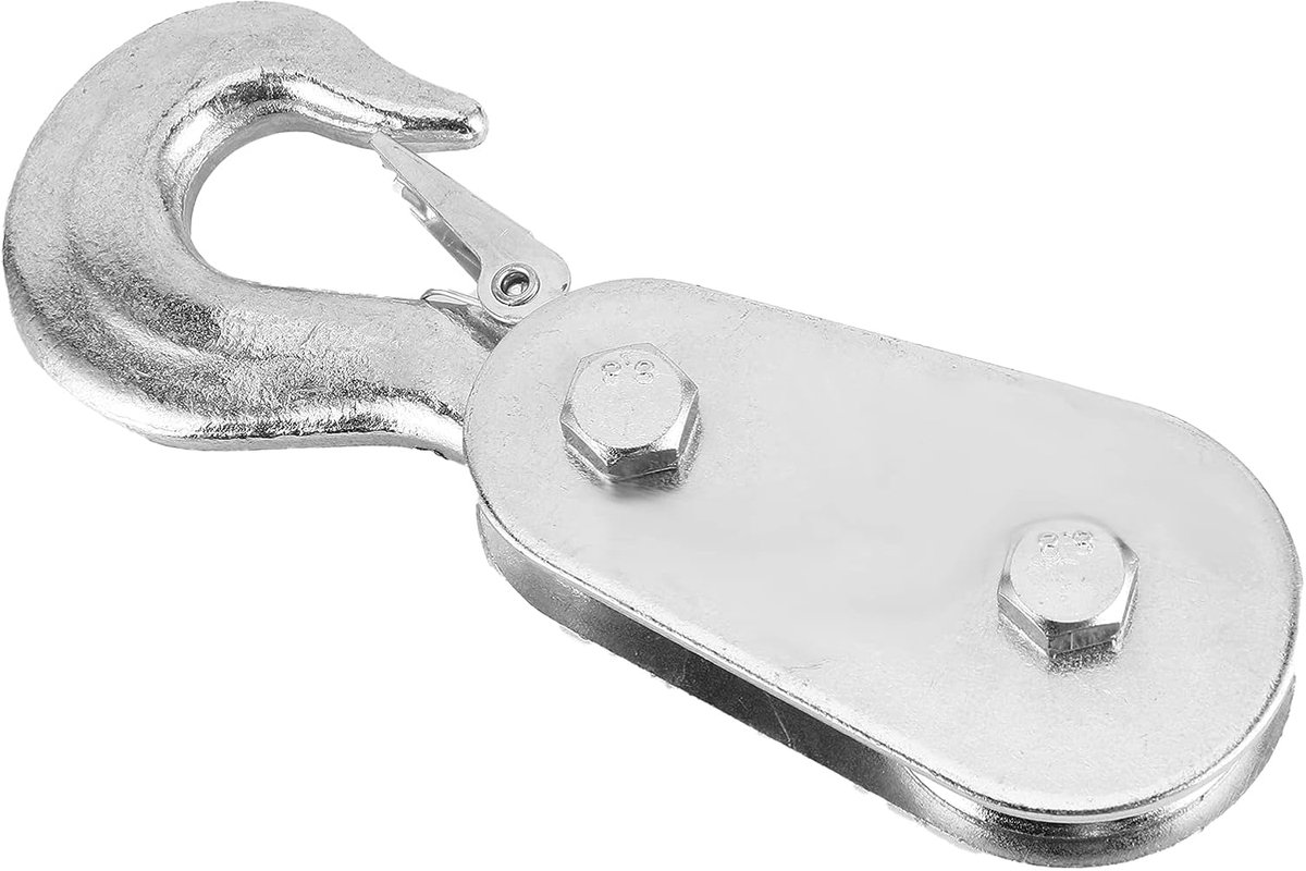 SnelShoppen - 2 Ton Snatch Block Heavy Duty Lier Blok met Sterke Metaalconstructie voor UTV ATV Motocross Dirtbike - Robuuste Takel voor Zware Lasten