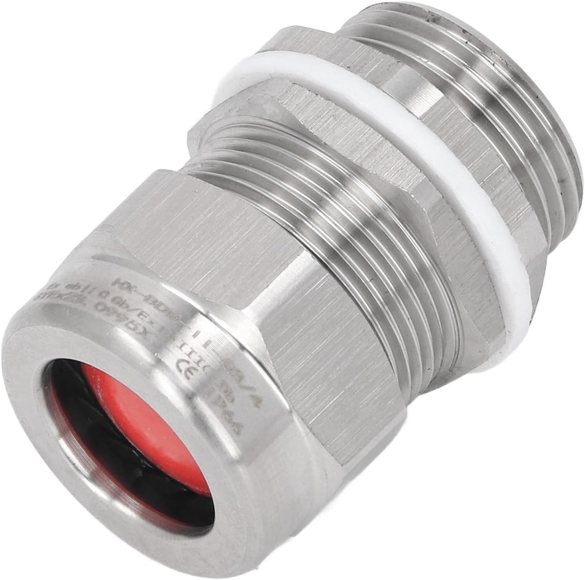 SnelShoppen - Waterdichte Kabeldoorvoer RVS Explosieveilig G3/4 Dubbele Dichting Connector, 10-18 Mm Kabeldiameter, M25 NPT 3/4 Inch Draad