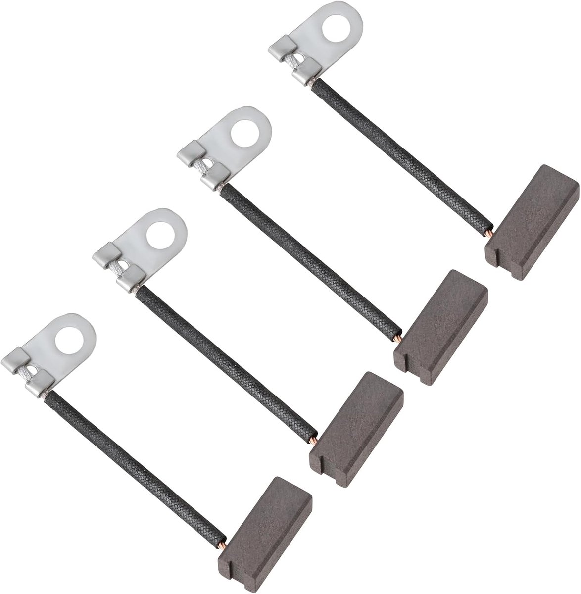 SnelShoppen - 4 Stuks Generator Koolborstels Geschikt voor BMW R24 R25 R26 R27 R51/2 R51/3 R67 R68 R5 Alternator Vervangingen van Koper