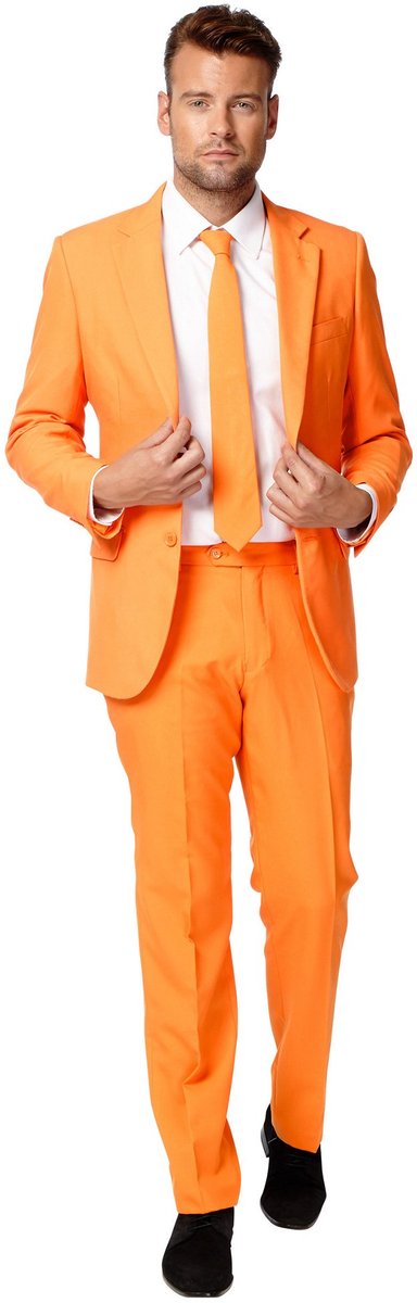 OppoSuits The Orange - Heren Pak - Carnavalskleding - Oranje - Koningsdag Nederlands Elftal - Feest - Maat 52