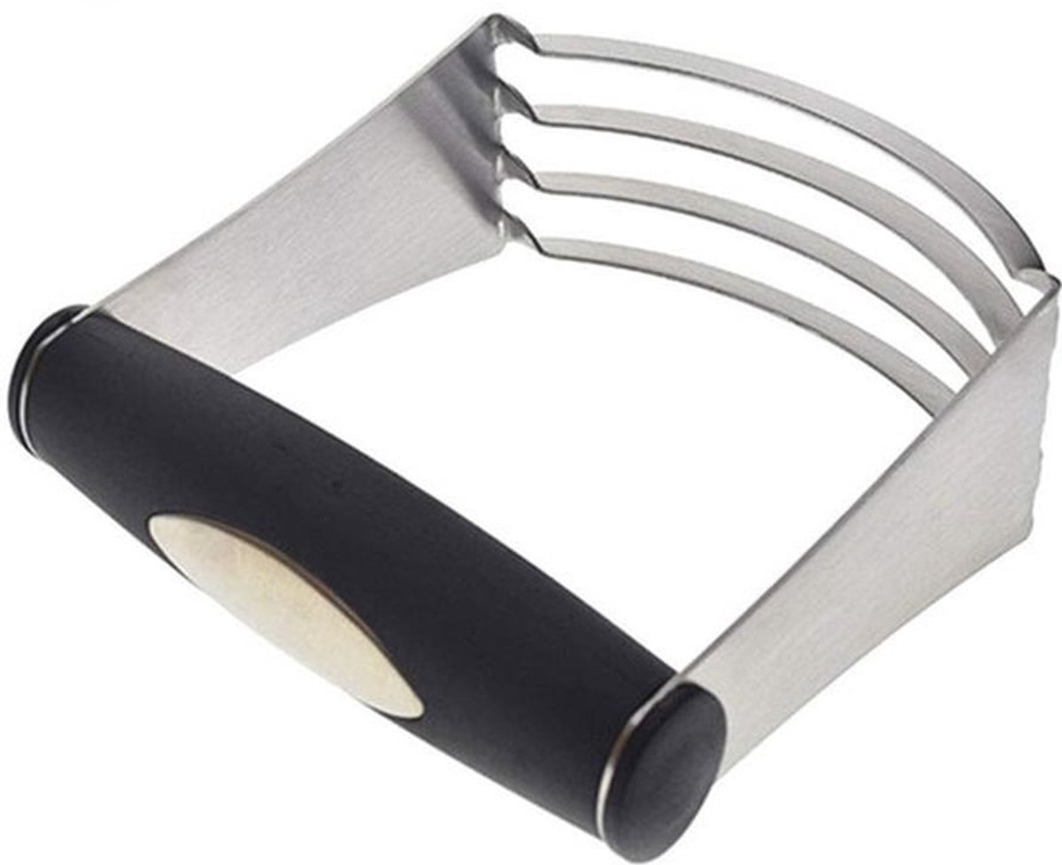 Gebak blender, roestvrij staal deegsnijder handheld keuken bakgereedschap met antislip handvat voor pasta, taart korst en taart