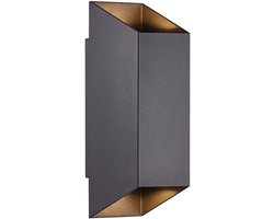 Nordlux Nico square 22-wandlamp-2xGU10-zwart