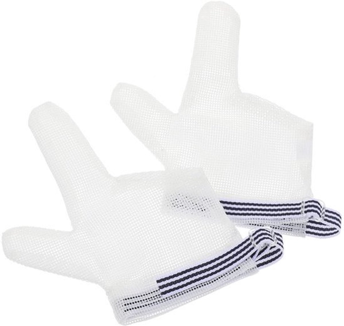 1 Paar Baby Stop Duimzuigen Vingerhandschoenen - Ademend Mesh Stof - Verstelbare Maten