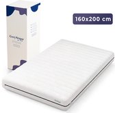 CozySense® Basic Matras 160x200 cm – Tweepersoons – CertiPUR-US® PU-schuim – OEKO-TEX® Afneembare Hoes – 13 cm Dik – Medium