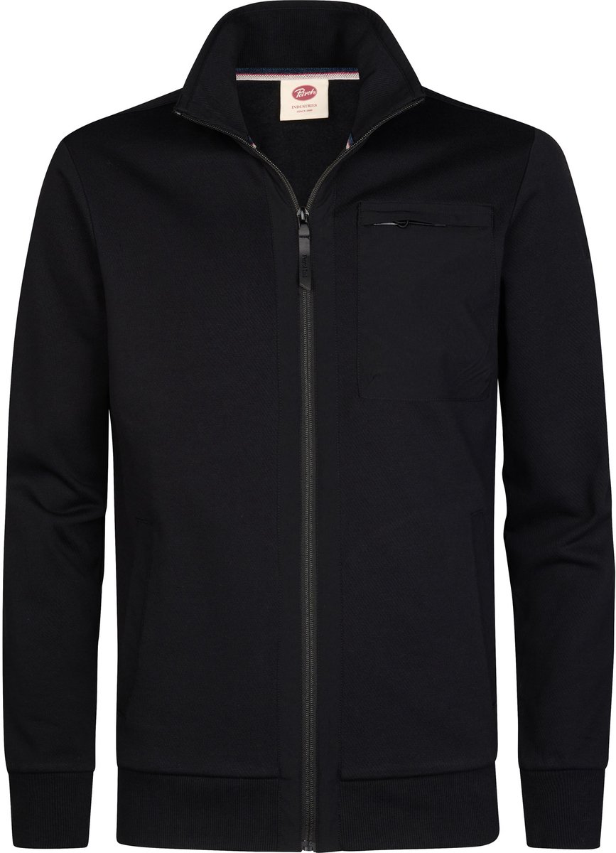 Petrol Industries - Heren Sweatvest millcore - Zwart - Maat XXXL