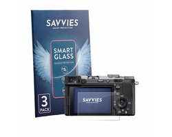 3 Stuks Savvies Screenprotector - geschikt voor Sony A7C II - beschermfolie glas transparant