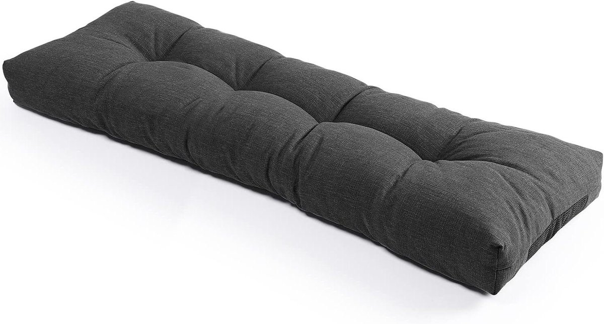 Antislip Kussen - Bankkussen Traagschuim - Comfortabel Zitten - Waterafstotend FadeShield - 137 x 356 cm - Middernacht