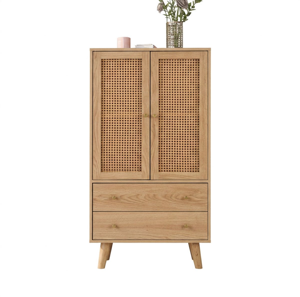 Sideboard 60 cm breed – Opbergkast met deuren en laden voor woon- of eetkamer