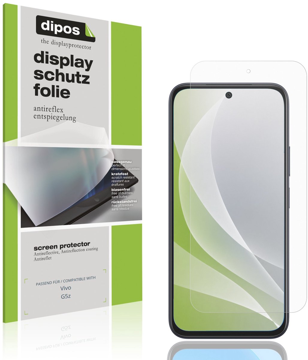 dipos – 4x Matte Beschermfolie geschikt voor Vivo G5z | Krasbestendige & antireflecterende Screenprotector Ultra-Thin