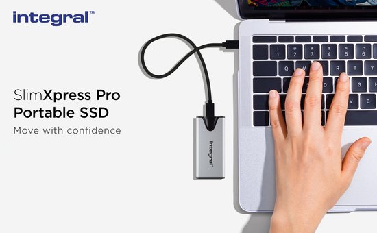 SSD Integral SlimXpress Portable USB-C 2TB van Merkloos — afbeelding 3