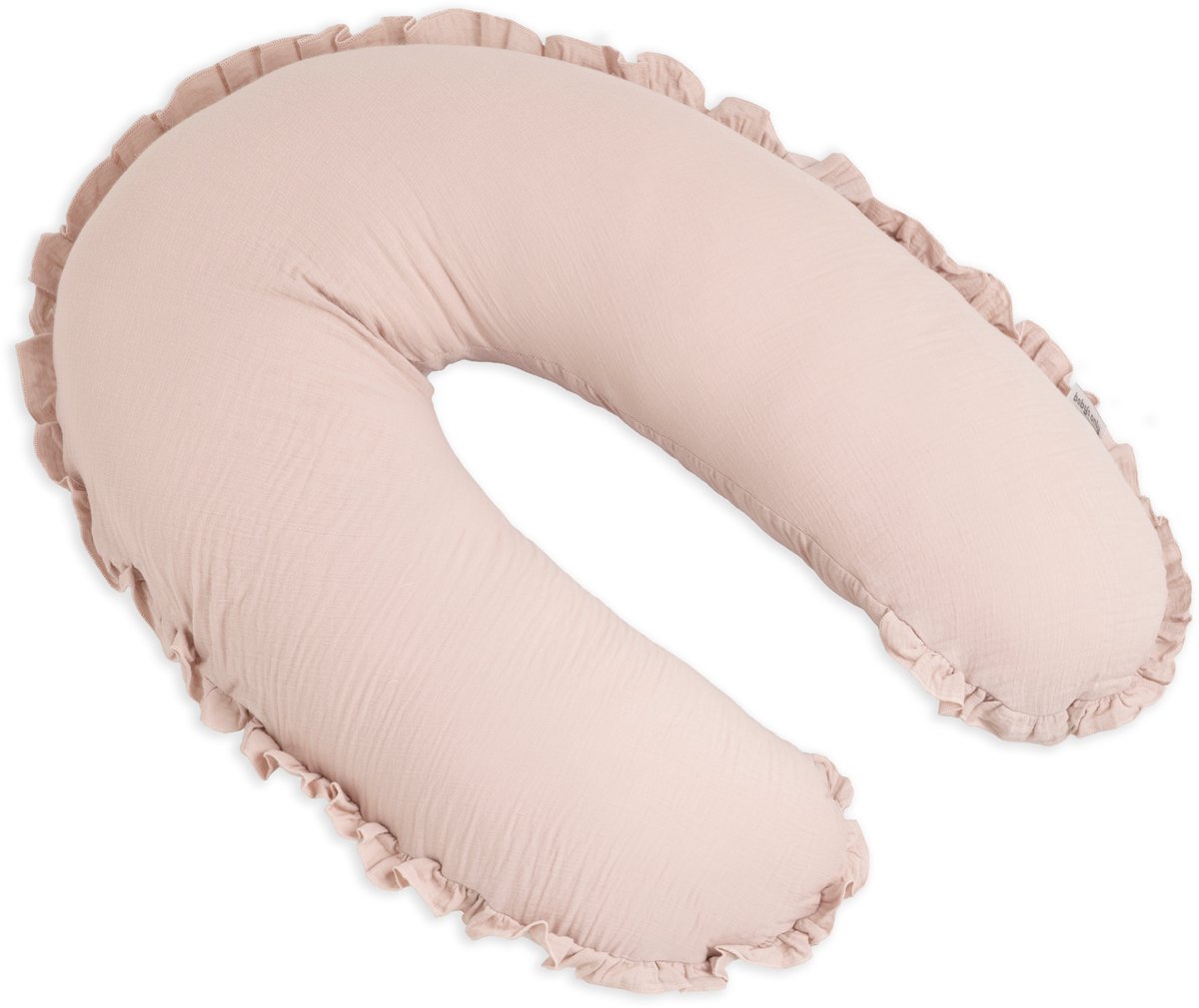 Baby's Only Voedingskussen - Zwangerschapskussen - Zijslaapkussen - Lichaamskussen Calm - Oud Roze - 160 cm