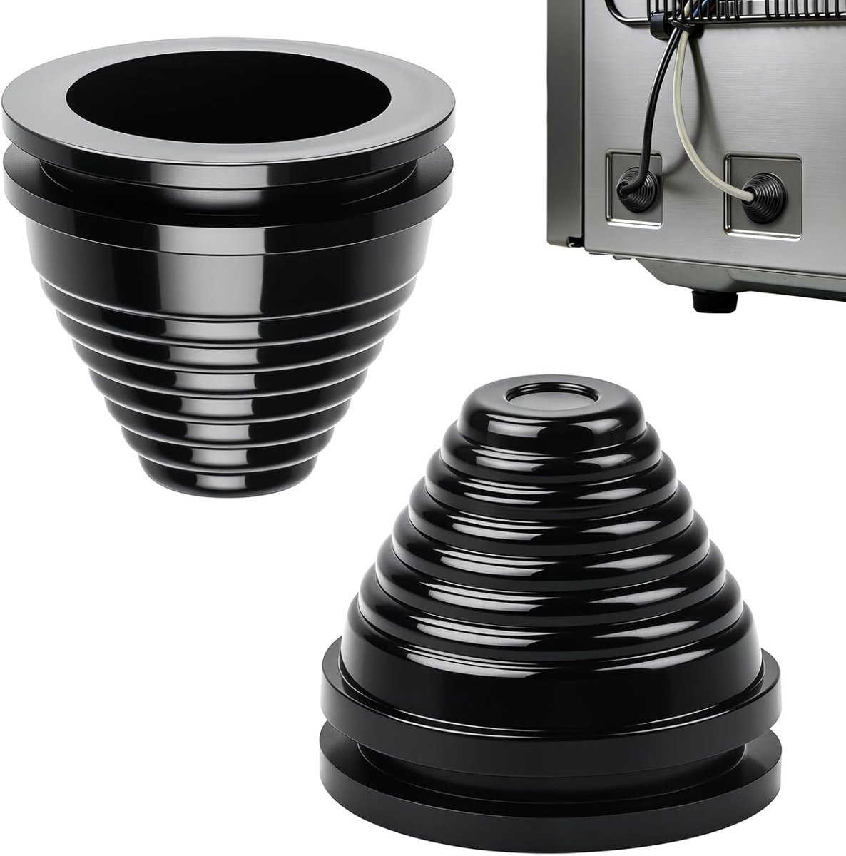 Rubberen Kabeldoorvoer 40mm - Set van 10 Waterdichte Kappen voor Kabels, Draad en Elektrische Apparaten