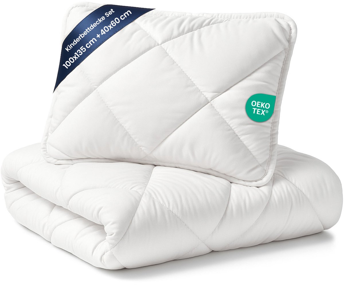 Dekbed zonder overtrek 135 x 100 cm - all-season Gewatteerd en Microvezel dekbedden naar bed Dekbed 100 x 135 cm Oeko-Tex