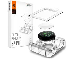 Spigen Eliteshield EZ Fit - Screen Protector Geschikt voor Google Pixel Watch 4 / 3 45MM met Installatietray - Case Friendly - 2-Pack