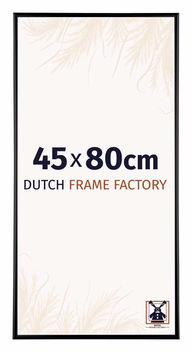 Dutch Frame Factory Fotolijst 45x80 cm - Aluminium - Zwart Mat - Kampen