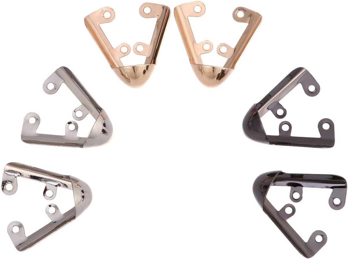 3 Paar Hoge Hakken Beschermhoezen met Metalen Punt - Schoenaccessoires voor Dames, Zwart, Elegant en Duurzaam