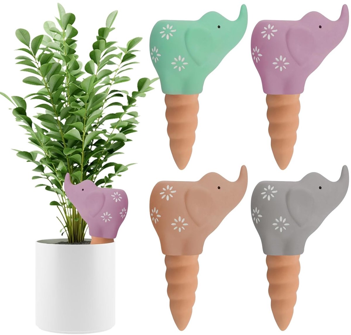 4 x Automatische Irrigatiepalen voor Planten, Ideaal voor Vakantie, Waterdispenser voor Binnen- en Buitenplanten