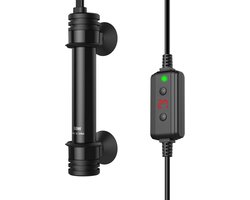 Verstelbare Aquarium Verwarmer 50 W met Controller voor Aquaria tot 40 Liter, Oververhittingsbeveiliging en Energiebesparing