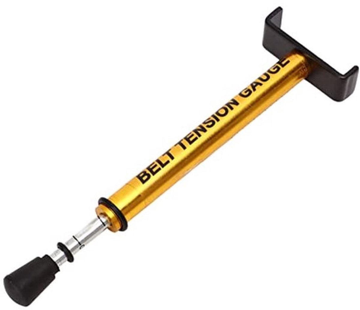 10 Lb riemspanningsmeter L-vormig kussen Universele motorfietsriem Metaallegering Vervanging voor nauwkeurige motorfietsinstelling