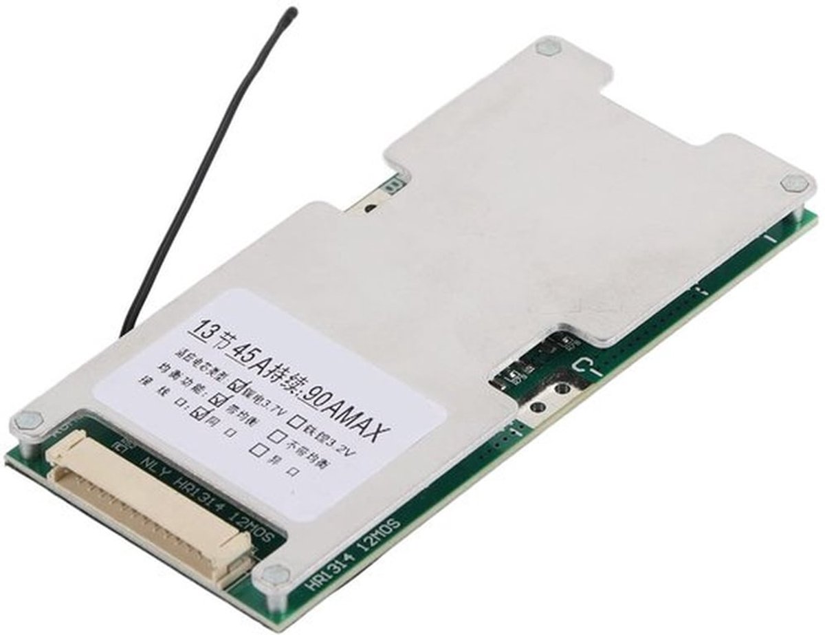 Batterijbeschermingsplaat, Li-Ion 13S 45A met balanceerfunctie