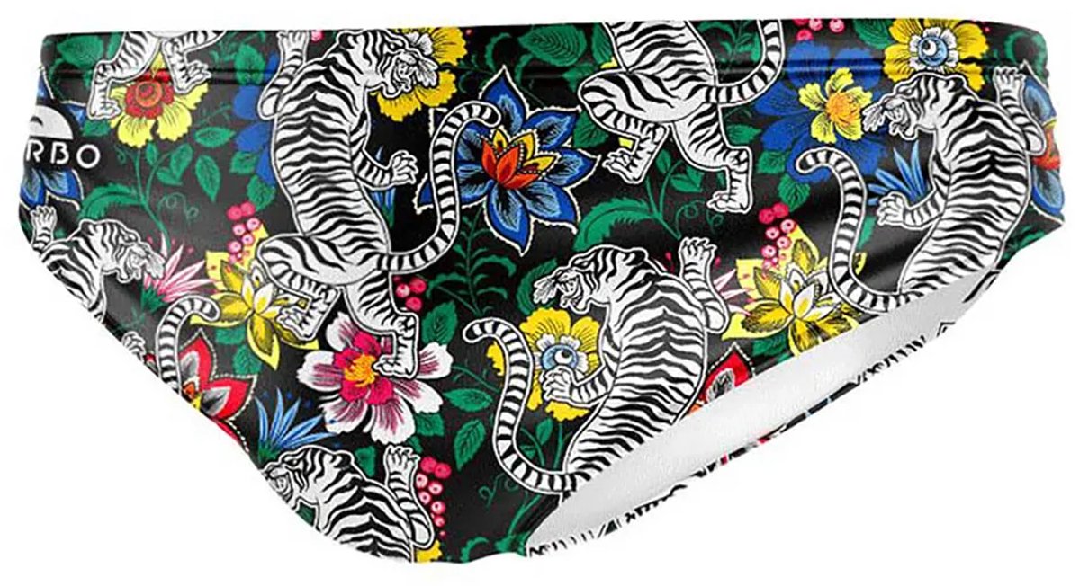 Turbo Flowers-and-tigers Wp Zwemslip Veelkleurig 5XL Man