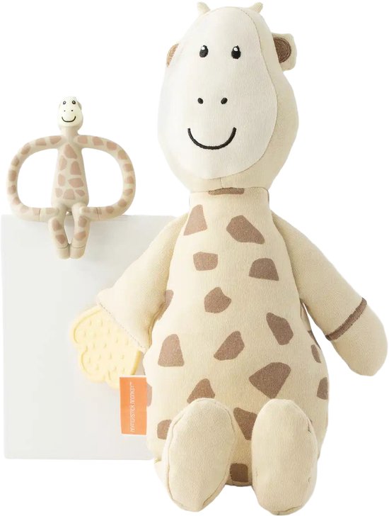 Matchstick Monkey Giftset Knuffel en Bijtring - Giraf — afbeelding 2