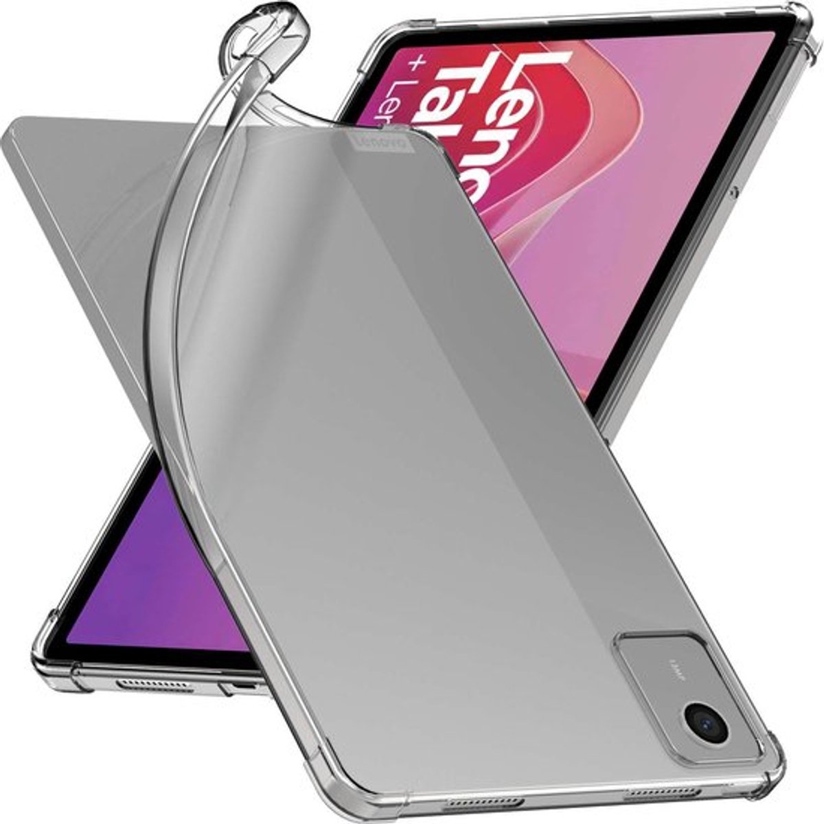 ebestStar - Hoes geschikt voor Lenovo Tab M11, Beschermhoes van Transparant, Antislip Siliconen, Versterkte Hoeken, Transparant