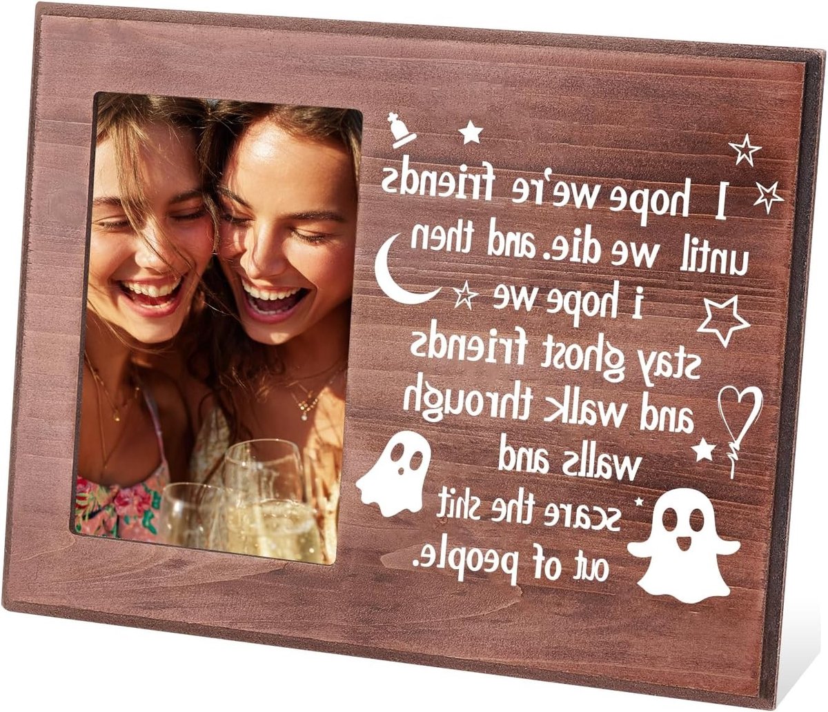 Geestvrienden Vriendschap Herinneringslijst 10x7,7 - Aandenken Opslag voor Besties, Desk Decor en Zielsverwante Cadeau
