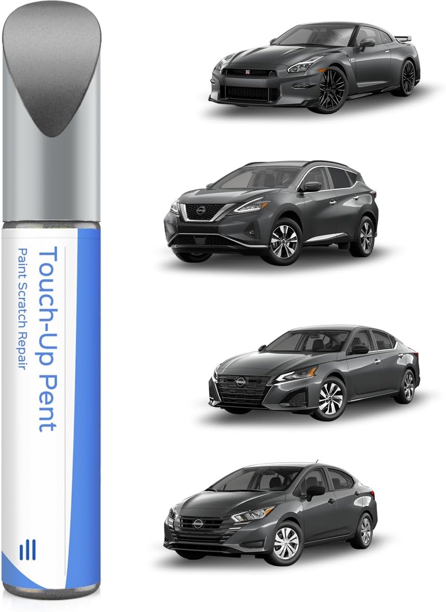 SnelShoppen - KAD Gun Metallic Paint Pen voor Nissan - Herstelverf voor Krasjes, Crushed Stone Kleur, Perfecte Kleurmatch, Voor Alle Nissan Modellen