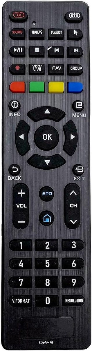 SnelShoppen - Vervangende Afstandsbediening voor Formuler TV Boxen - Compatibel met Z10 SE, Z10 Pro Max, T1, T2, Z7+, Z8 Pro, ZX - Geen Programmeren N