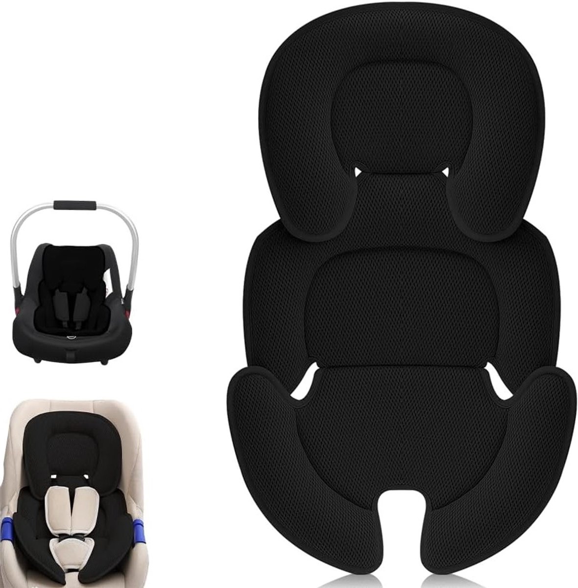 Universele Baby Zitverkleiner voor Autostoel en Kinderwagen - Zacht & Verstelbaar