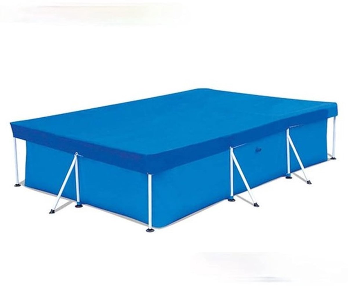 Zwembadafdekking Regenbestendig - Polyesterweefsel - Blauw - 260 x 160 cm - Geschikt voor alle zwembaden - Voorkomt vuil en stof - Zwembadhoes