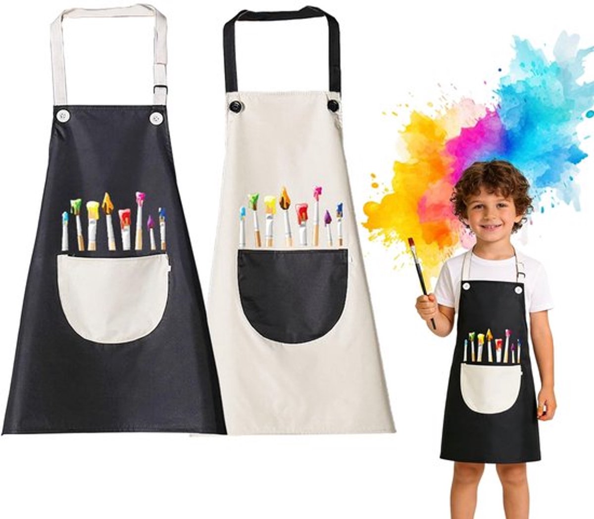 Kinderschortenset 2 Stuks - Creatief Kinderspel - Geschikt